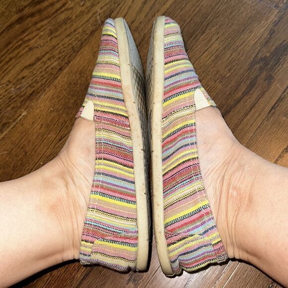 Airwalk multi colored striped flat espadrilles - Picture 3 of 5
